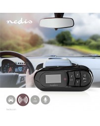 FM-Audiotransmitter voor Auto Zwanenhals Handsfree bellen 0.4 "" LCD-Scherm Bluetooth® 5.0 V DC / 0.5 A Zwart