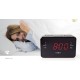 "Digitale Wekkerradio LED-Scherm 1x 3,5 mm Audio-Input AM / FM Snoozefunctie Slaaptimer Aantal alarmen: 2 / Zwart"