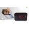 "Digitale Wekkerradio LED-Scherm 1x 3,5 mm Audio-Input AM / FM Snoozefunctie Slaaptimer Aantal alarmen: 2 / Zwart"