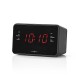 "Digitale Wekkerradio LED-Scherm 1x 3,5 mm Audio-Input AM / FM Snoozefunctie Slaaptimer Aantal alarmen: 2 / Zwart"