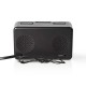 "Digitale Wekkerradio LED-Scherm 1x 3,5 mm Audio-Input AM / FM Snoozefunctie Slaaptimer Aantal alarmen: 2 / Zwart"