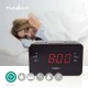 "Digitale Wekkerradio LED-Scherm 1x 3,5 mm Audio-Input AM / FM Snoozefunctie Slaaptimer Aantal alarmen: 2 / Zwart"