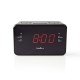 "Digitale Wekkerradio LED-Scherm 1x 3,5 mm Audio-Input AM / FM Snoozefunctie Slaaptimer Aantal alarmen: 2 / Zwart"