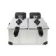 Frituurpan Capaciteit: 2x3 l 3600 W 90 °C 190 °C