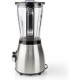 Blender 800 W 1.5 l Glas 2-Snelheden Zilver / Zwart