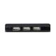 4-Poorts USB2.0 HUB Zwart