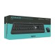 K280 Bedraad Keyboard Kantoor USB US International Zwart