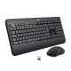 MK850 Draadloze Muis en toetsenbord Combiverpakking Kantoor USB US International Zwart