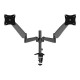 NewStar Full Motion Dual Desk Mount (clamp & grommet)