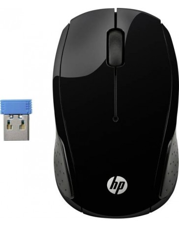 winkel regio merk op HP Draadloze Muis 200 Zwart - PC-Flex