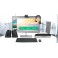 HP EliteDesk 800 G3 Mini + 2x E233 23" + MK235 Keboard + mouse + Speakers + WiFi + Headset