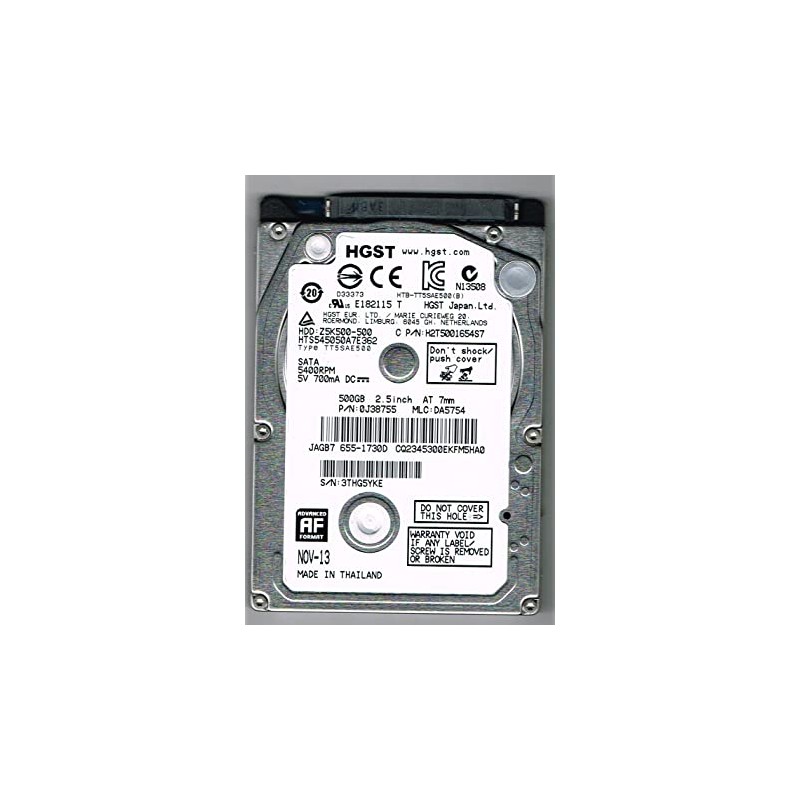 Ondeugd Kast Cyclopen HGST 500GB SATA-300 2.5 inch - PC-Flex